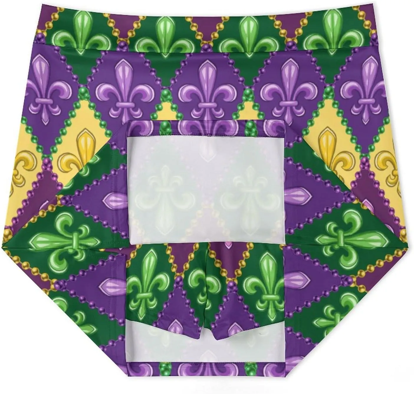 Mardi Gras Shorts Skirt Womans Light Proof Trouser Skirts Mini Skirt High Waist Single Pocket A Line Sports Skorts