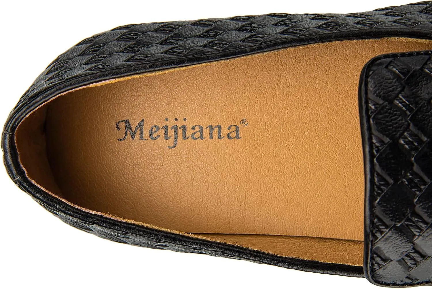 Meijiana Mens Loafers Wedding Dress Shoes Slip-On Loafers for Men Tuxedo Suit Shoes