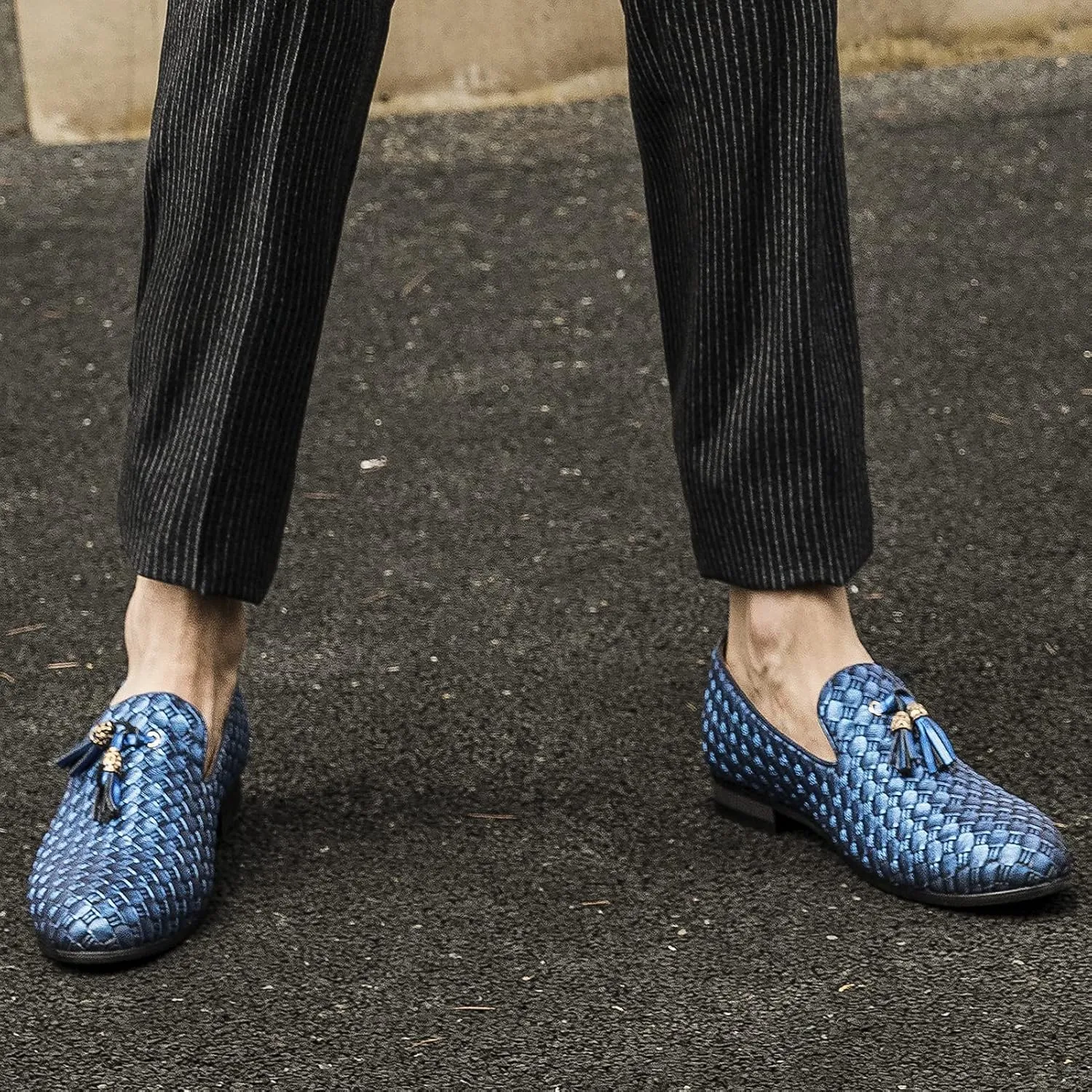 Meijiana Mens Loafers Wedding Dress Shoes Slip-On Loafers for Men Tuxedo Suit Shoes