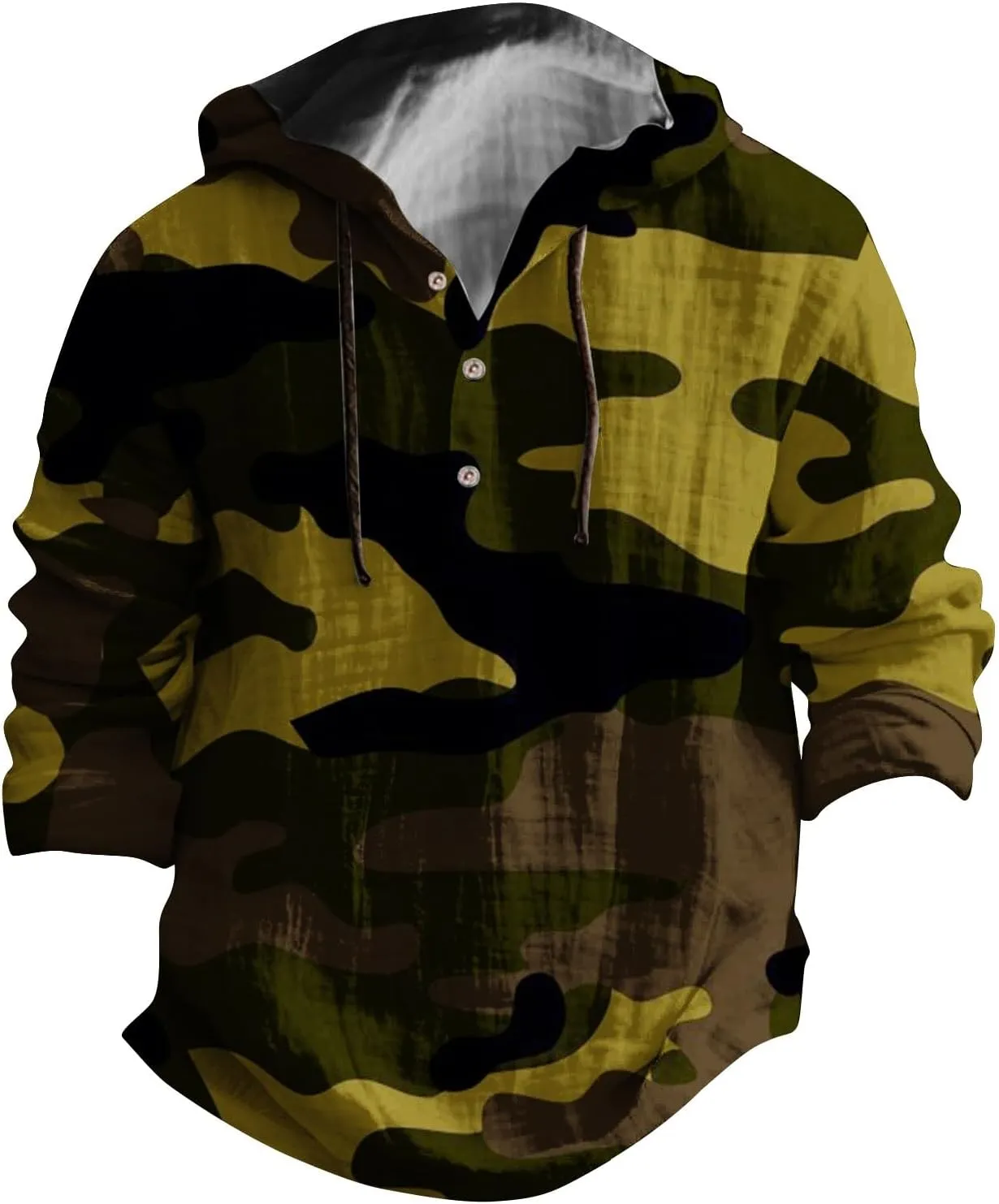 Mens Casual Cotton Linen Pullover Hoodie Men's Casual Fashion Hooded Spring and Autumn Long Sleeved