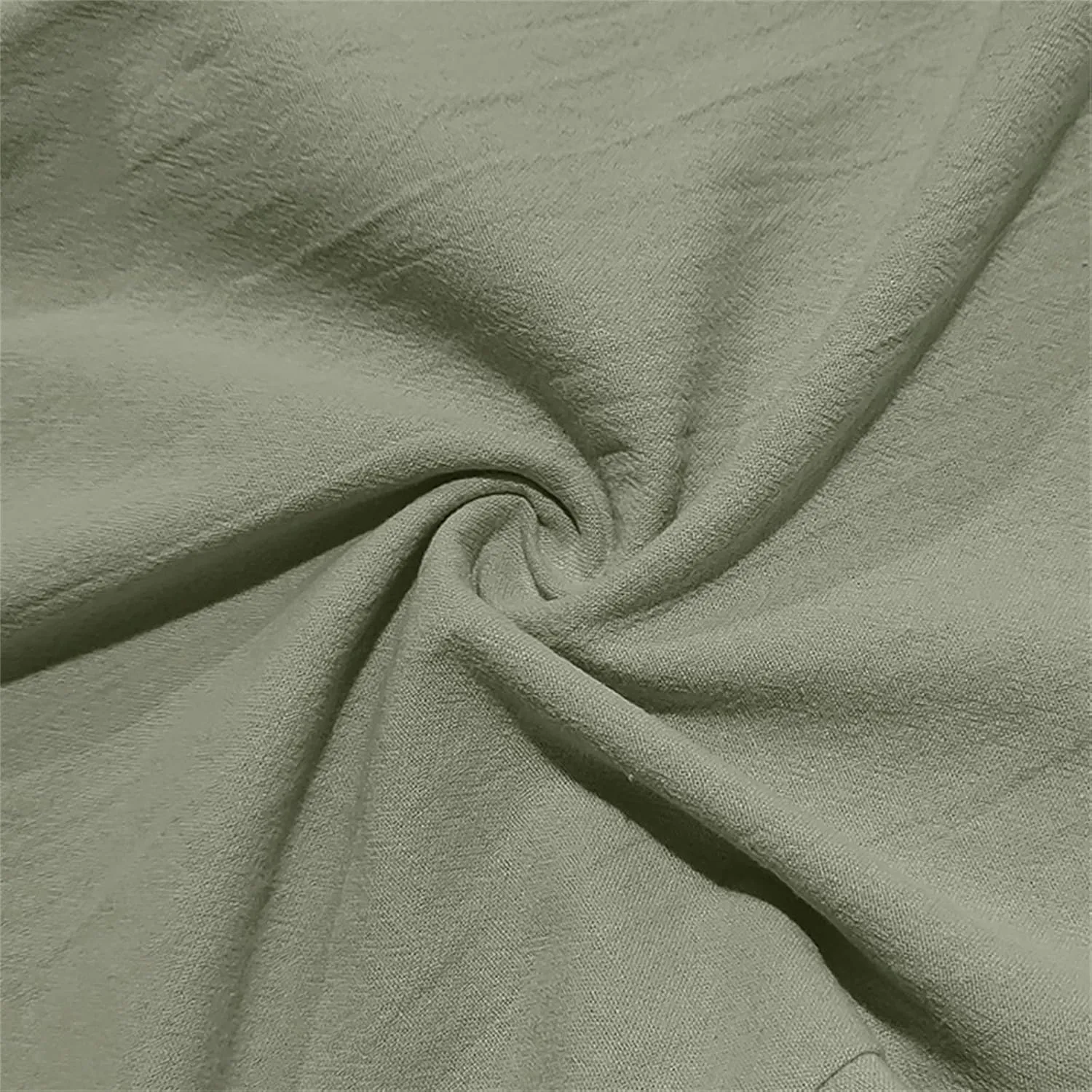 Men's Casual Linen Pants Relaxed Drawstring Thin Trousers Breathable Open Bottom Pants Stylish Simple Baggy Trousers
