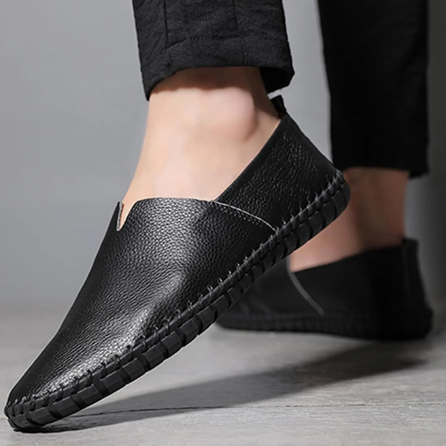 Mens Driving Loafers Casual Shoes Slip On Lightweight Breathable Shoe Lightweight Hiking Workout Footwear Dressy Outfits