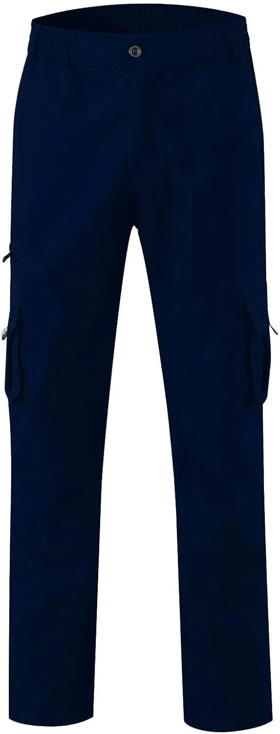 Mens Khaki Pants Relaxed Stretch Big and Tall Mens Sweatpants with Pockets Hiking Pants Match Pants Casual Slim Fit