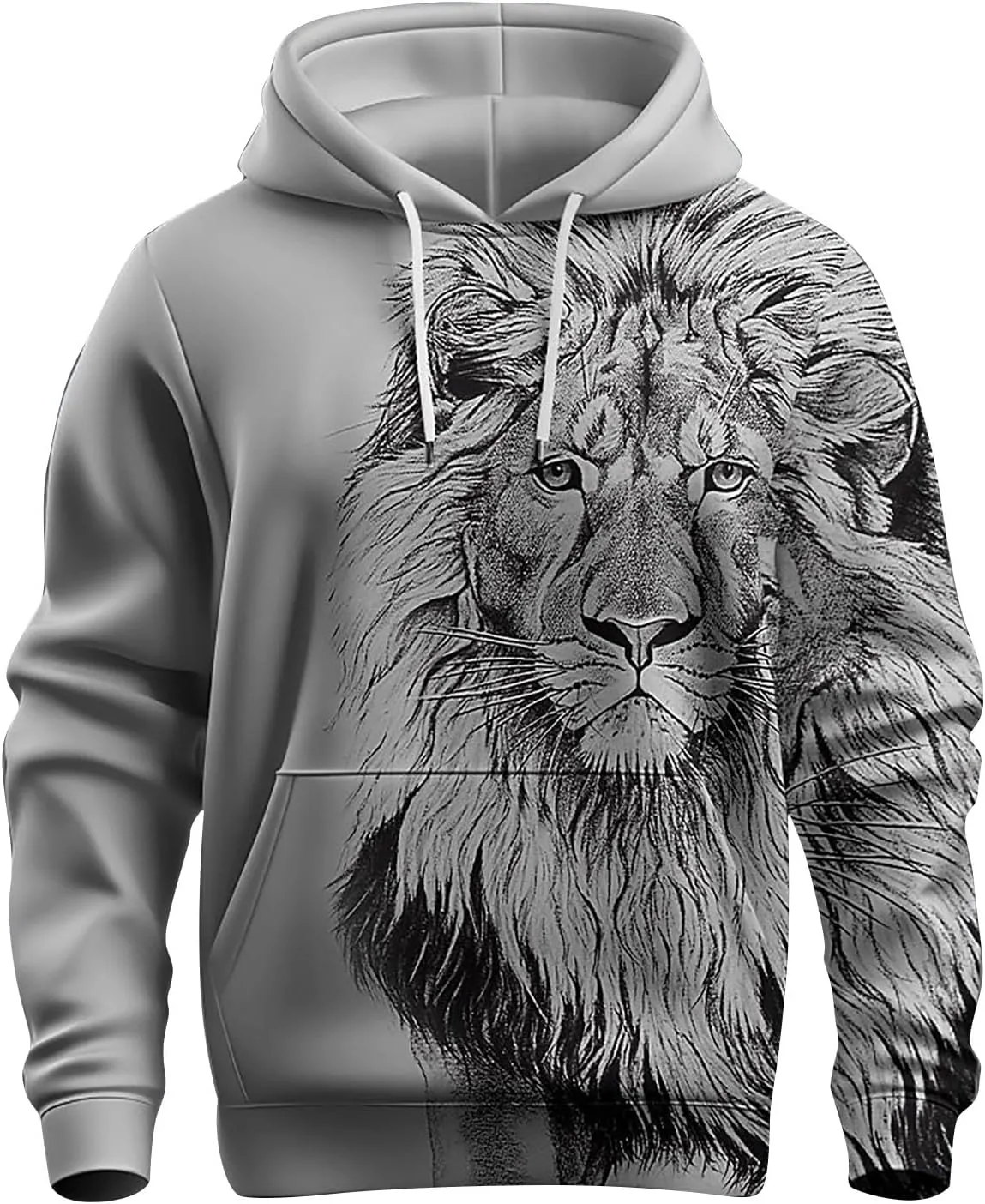 Men's Loose Fit Casual Fashion Button Up Hoodie Casual Soft Top Coat Long Sleeve Sun Hoodie Sun Sun Hoodie Cute
