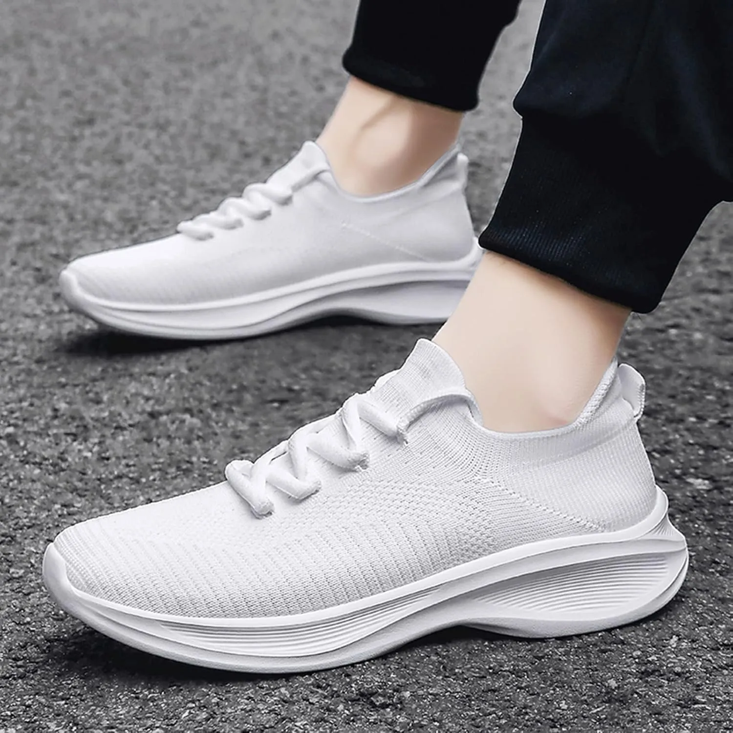 Men's Orthopedic Comfortable Slip-On Shoes Slip-On Comfortable Light-Weight Shoe Arch Support Plantar Fasciitis