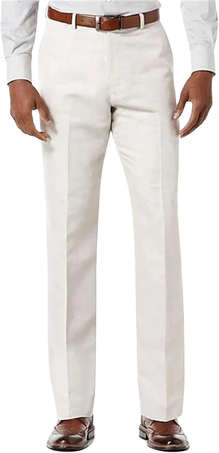Mens Slim Fit Dress Pants Business Casual Golf Chino Pants Stretch Pleated Slacks Relaxed Work Suit Pants Trousers