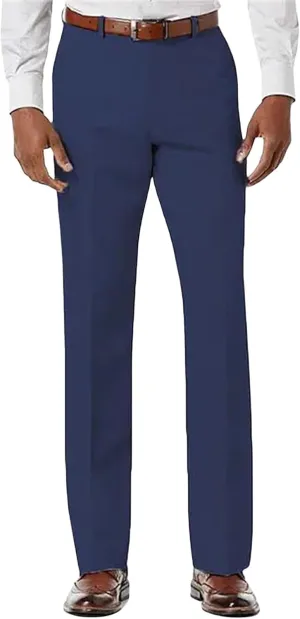 Mens Slim Fit Dress Pants Business Casual Golf Chino Pants Stretch Pleated Slacks Relaxed Work Suit Pants Trousers