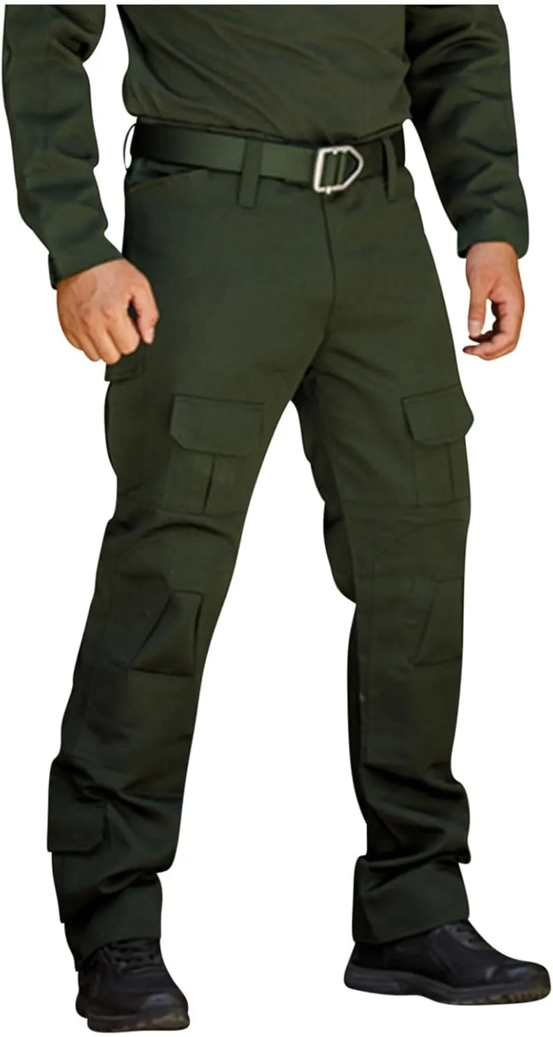 Mens Tactical Cargo Pants Outdoor Hiking Pants Casual Stretch Training Mountain Pants with Multi Pockets