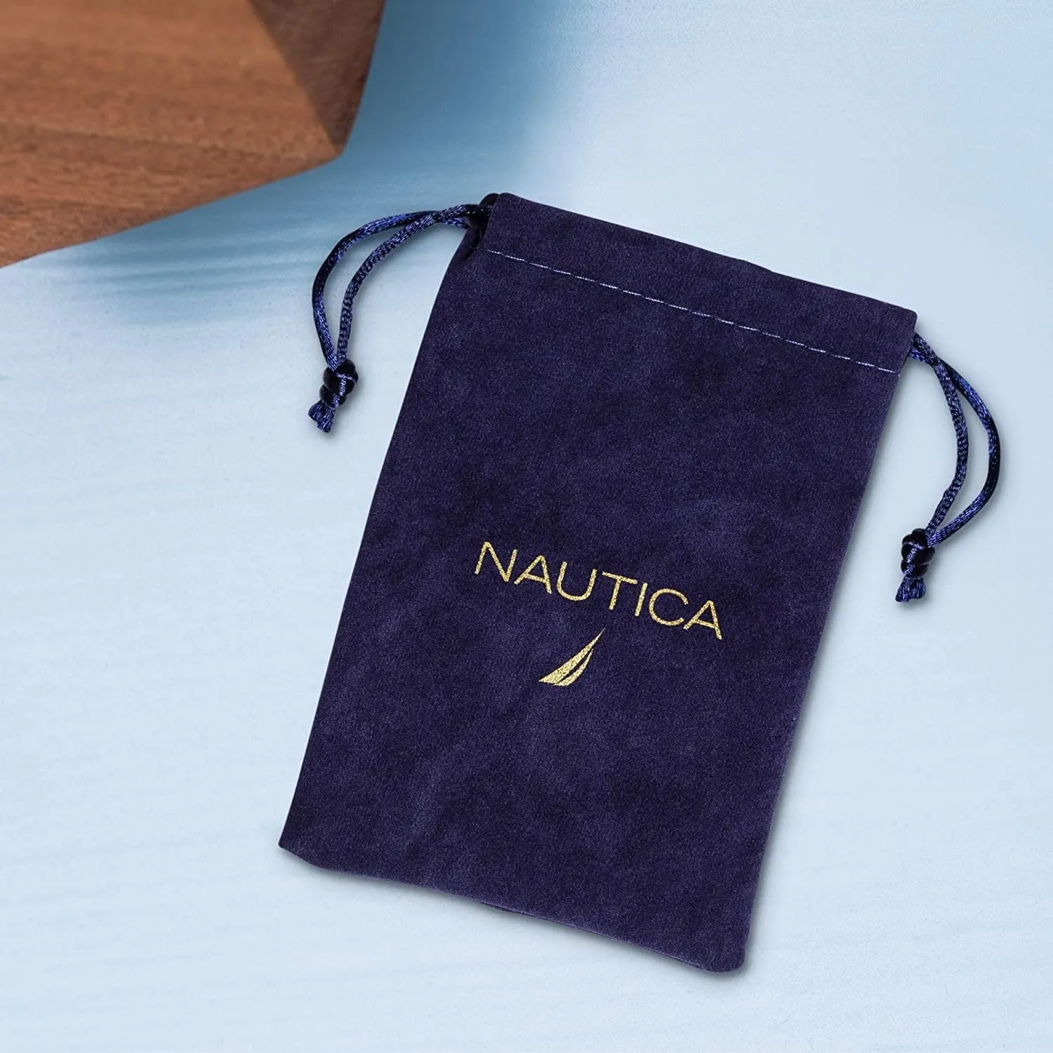 Nautica 14K Gold Plated Brass Anklet - Double Row Layered Chain Anklet for Women