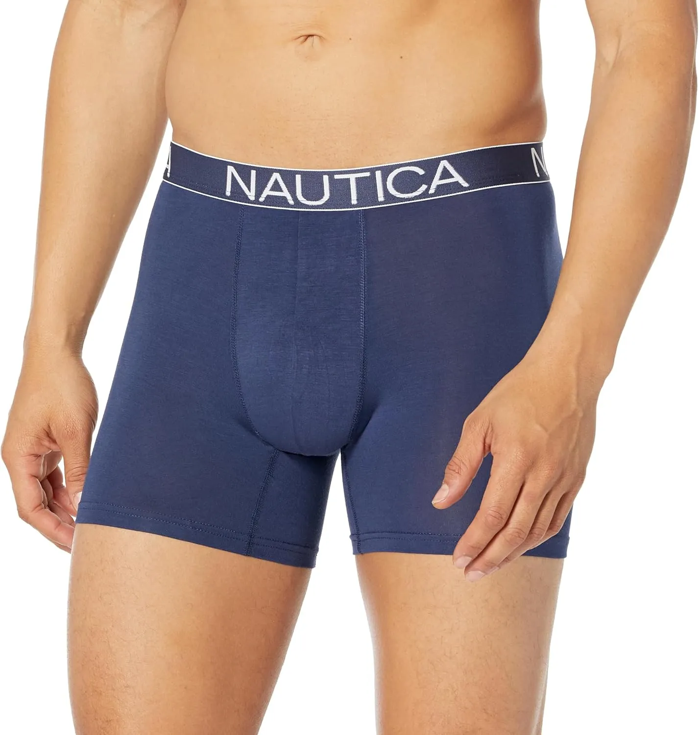Nautica Men's Bamboo Spandex 3-Pack Boxer Briefs