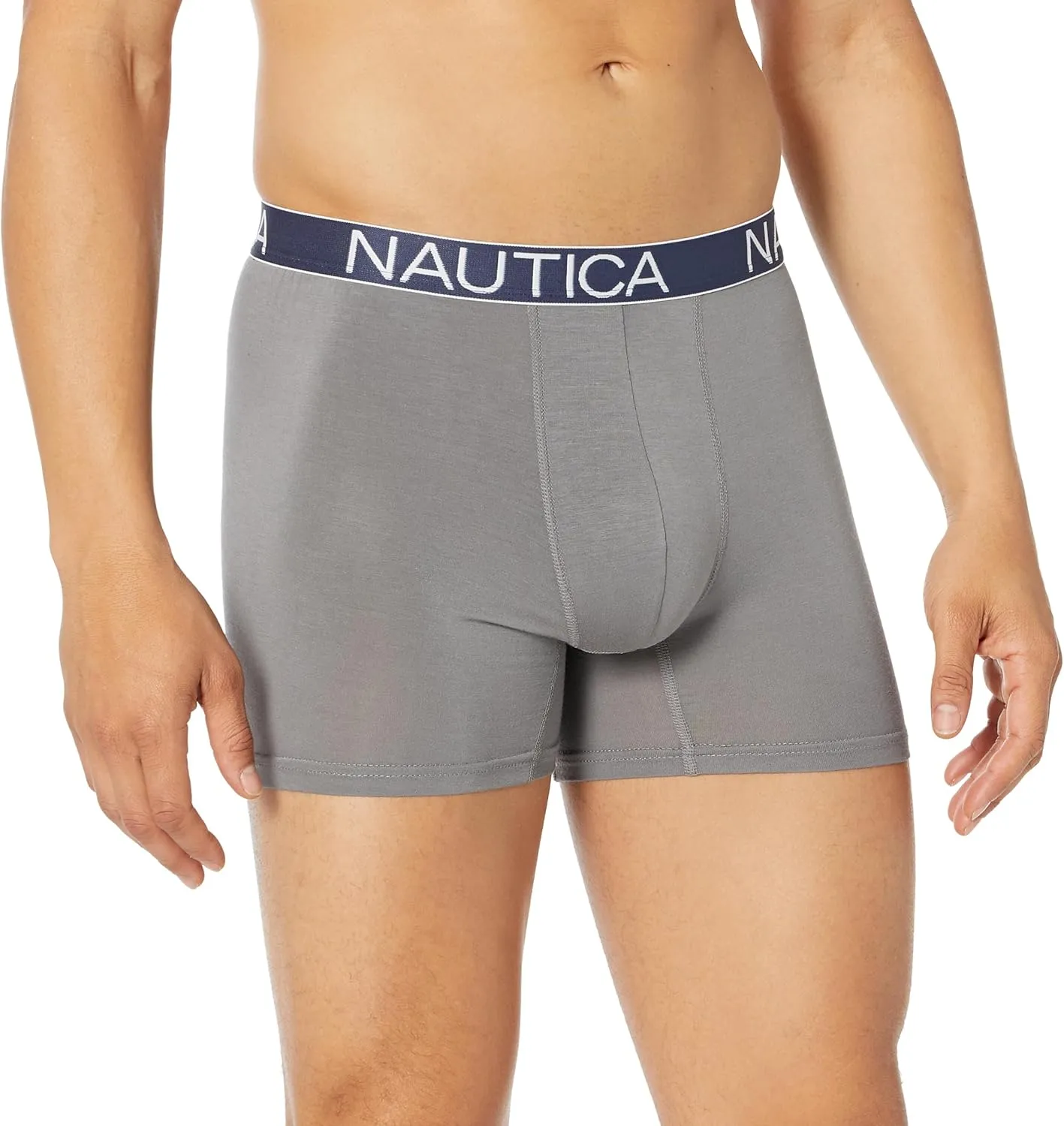 Nautica Men's Bamboo Spandex 3-Pack Boxer Briefs