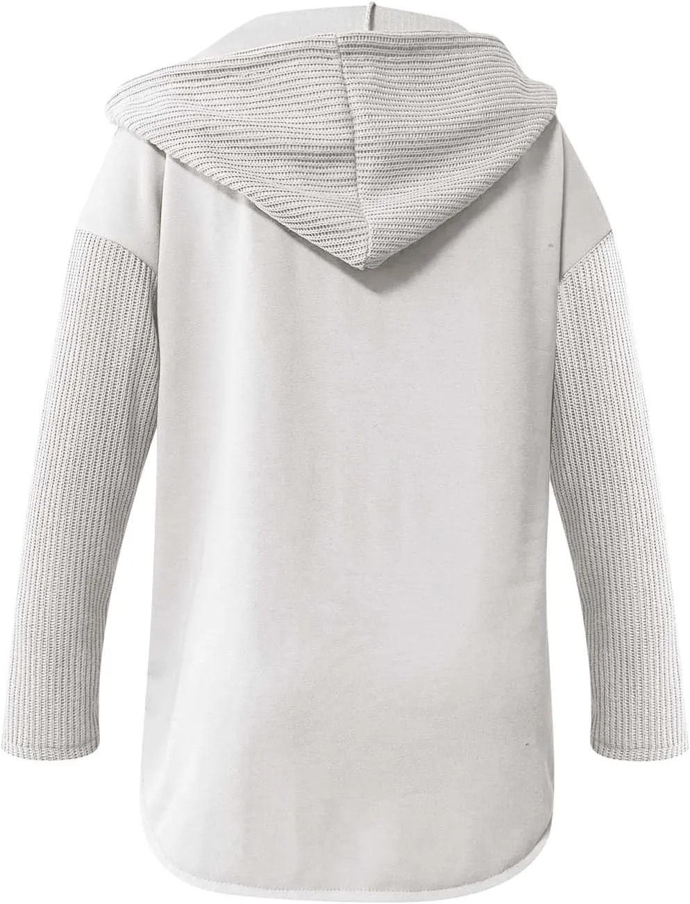 Oversized Sweatshirt Jackets for Women Trendy 2025 Spring Outfits Casual Long Sleeve Button Hooded Shacket Hoodies