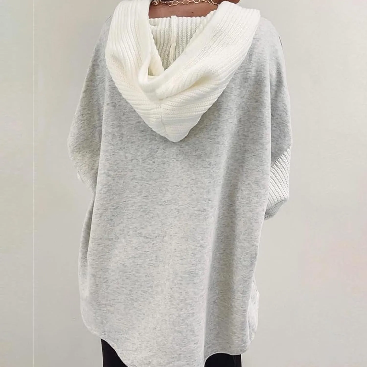 Oversized Sweatshirt Jackets for Women Trendy 2025 Spring Outfits Casual Long Sleeve Button Hooded Shacket Hoodies