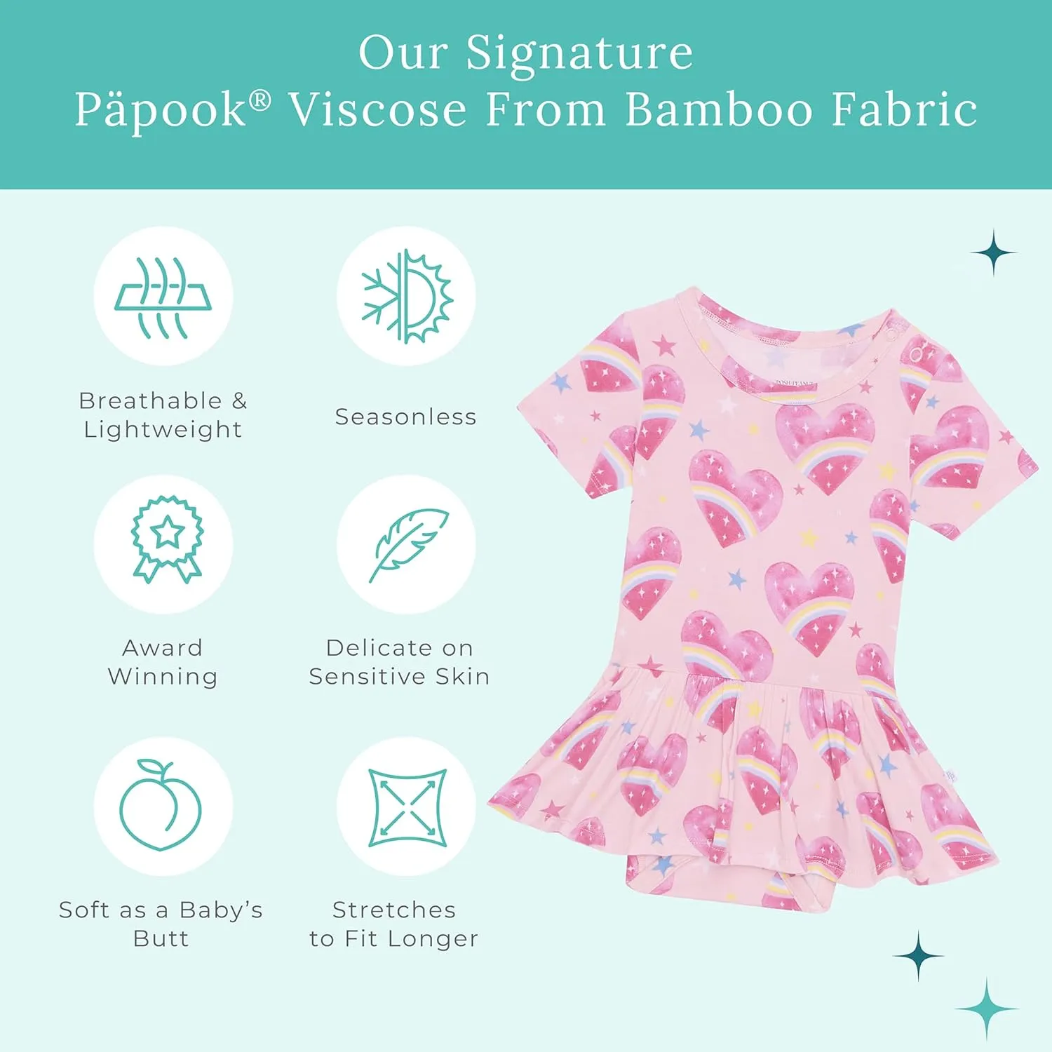 Posh Peanut Baby & Little Girls Dresses for Summer - Twirl Bodysuit Dresses for Girls Made of Soft Viscose from Bamboo