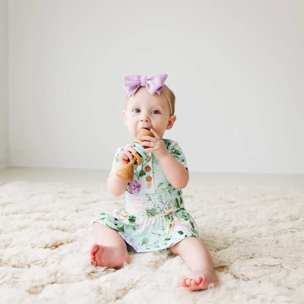 Posh Peanut Baby & Little Girls Dresses for Summer - Twirl Bodysuit Dresses for Girls Made of Soft Viscose from Bamboo