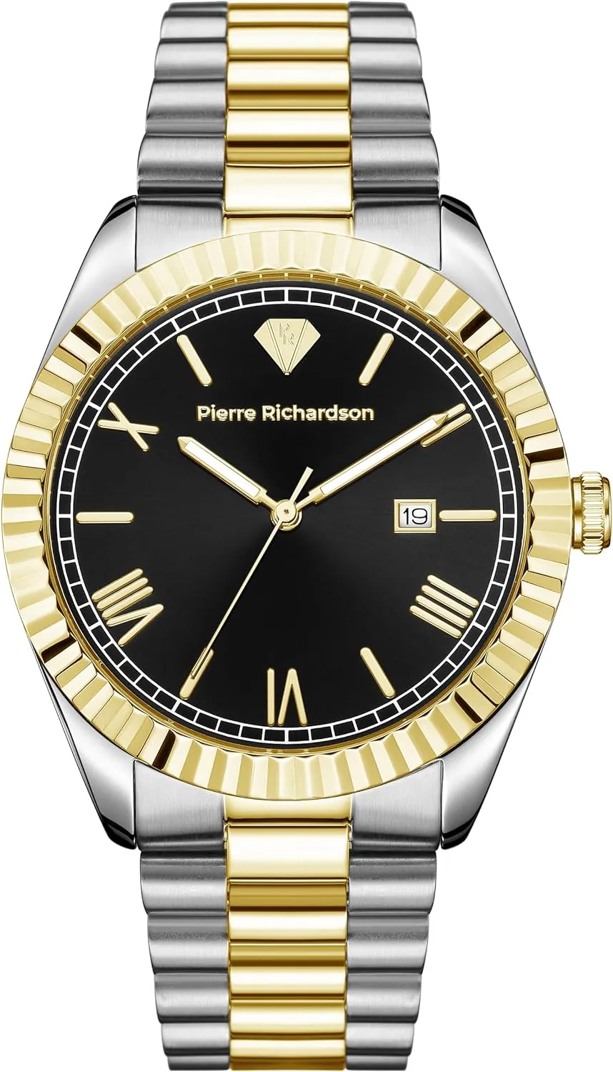 PR9821 Mens Silver Watch  41mm Stainless Steel, Japanese Quartz, 5ATM Water Resistant, Sapphire Crystal Glass