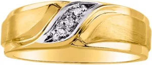 Rylos His/Hers Wedding Bands, featuring Diamonds set in premium Yellow Gold Plated Silver, Available in sizes 6-13, symbolize your commitment with timeless elegance.