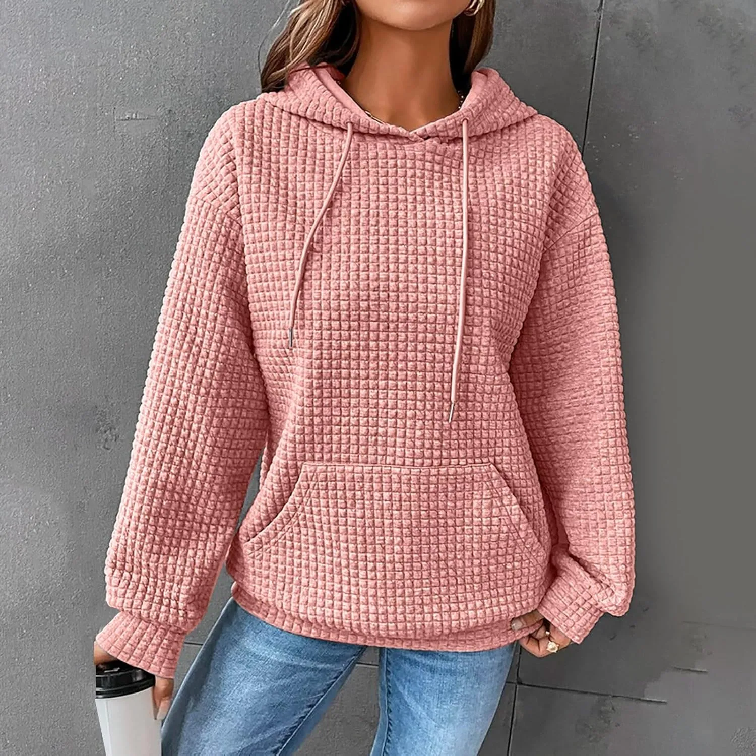SHAOBGE Oversized hoodies for women Sweatshirts Workout Hooded Pullover Tops Sweaters Casual Comfy Fall Fashion Outfits