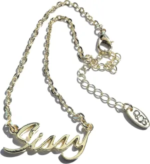 SISSY Chain Anklet in Black, Silver and Gold - Shemale Crossdresser Beta Boy Jack Of Spades Cuckold QOS Brand