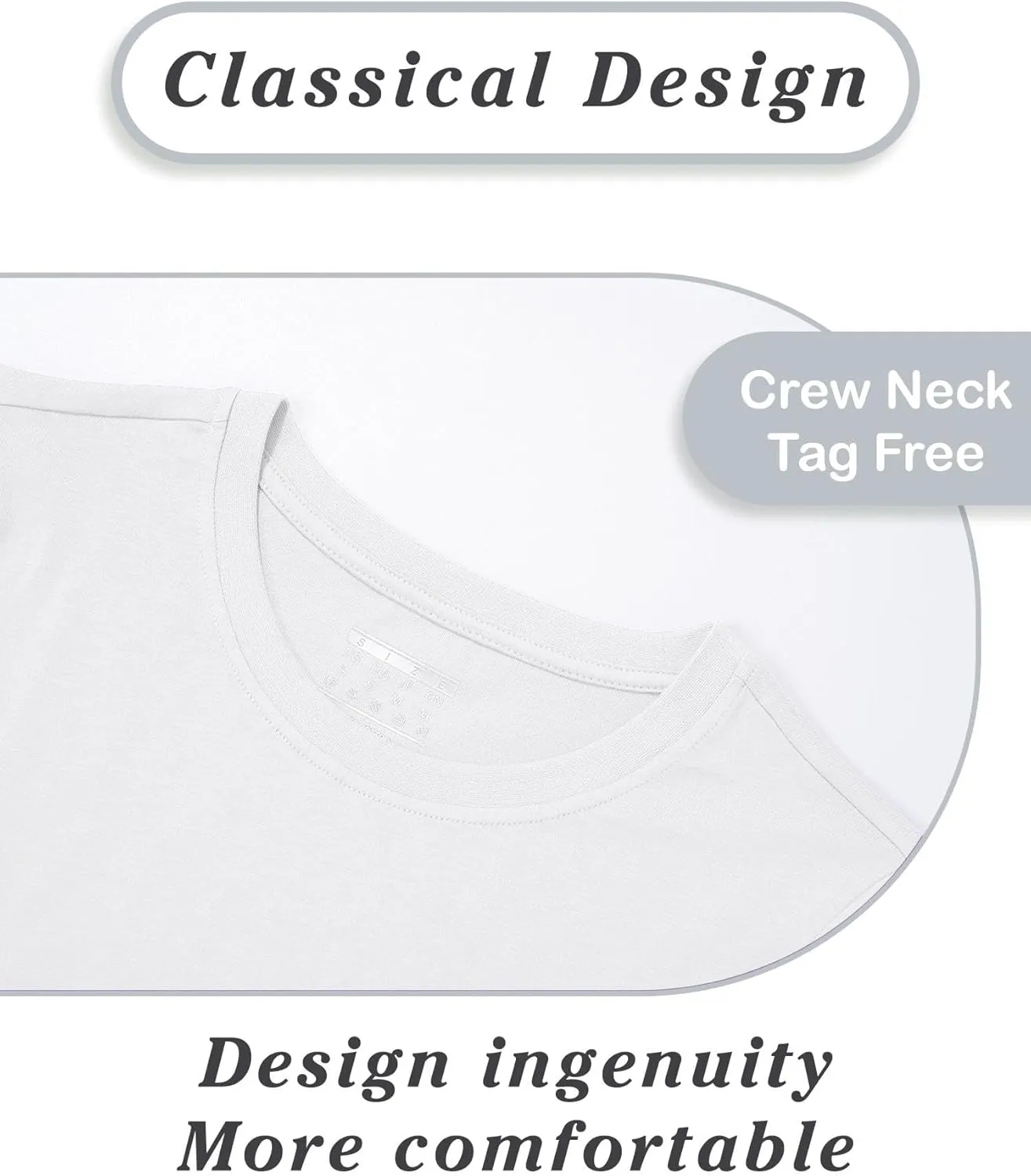 SMENG Women's Cotton Crewneck T-Shirts Short Sleeve Basic Solid Color Tee Classic-Fit Shirt Breathable Comfy Summer Top