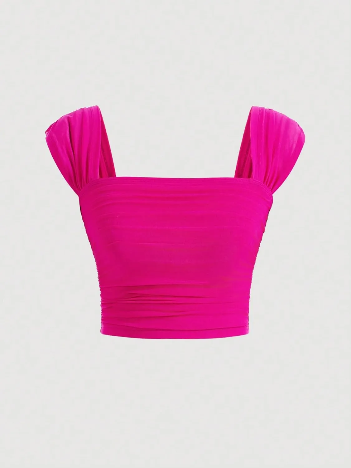 SOLY HUX Women's Square Neck Tank Tops Sleeveless Going Out Tops Double Lined Basic Crop Summer Shirts