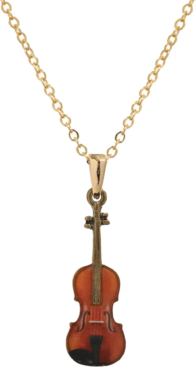 Spinningdaisy Folk Art Series Whimsical Music Necklace | Uncommon Jewel