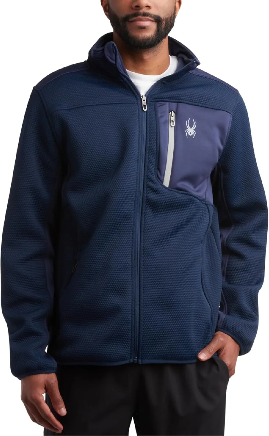 Spyder Men's Jacket - Full Zip Up Soft Encore Fleece Jackets for Men - Men's Lightweight Jackets with Chest Pockets (S-XL)