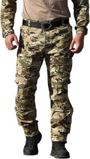 Tactical Cargo Pants for Men Casual Hiking Pants with Multi-Pocket Lightweight Relaxed Trousers