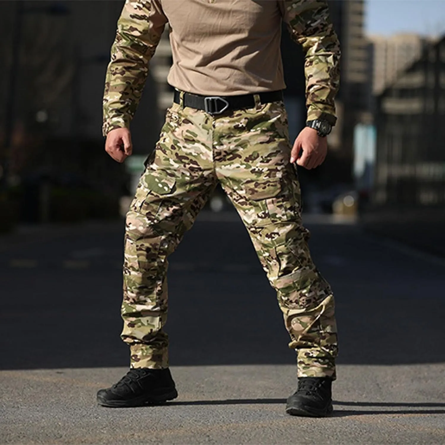 Tactical Cargo Pants for Men Casual Hiking Pants with Multi-Pocket Lightweight Relaxed Trousers
