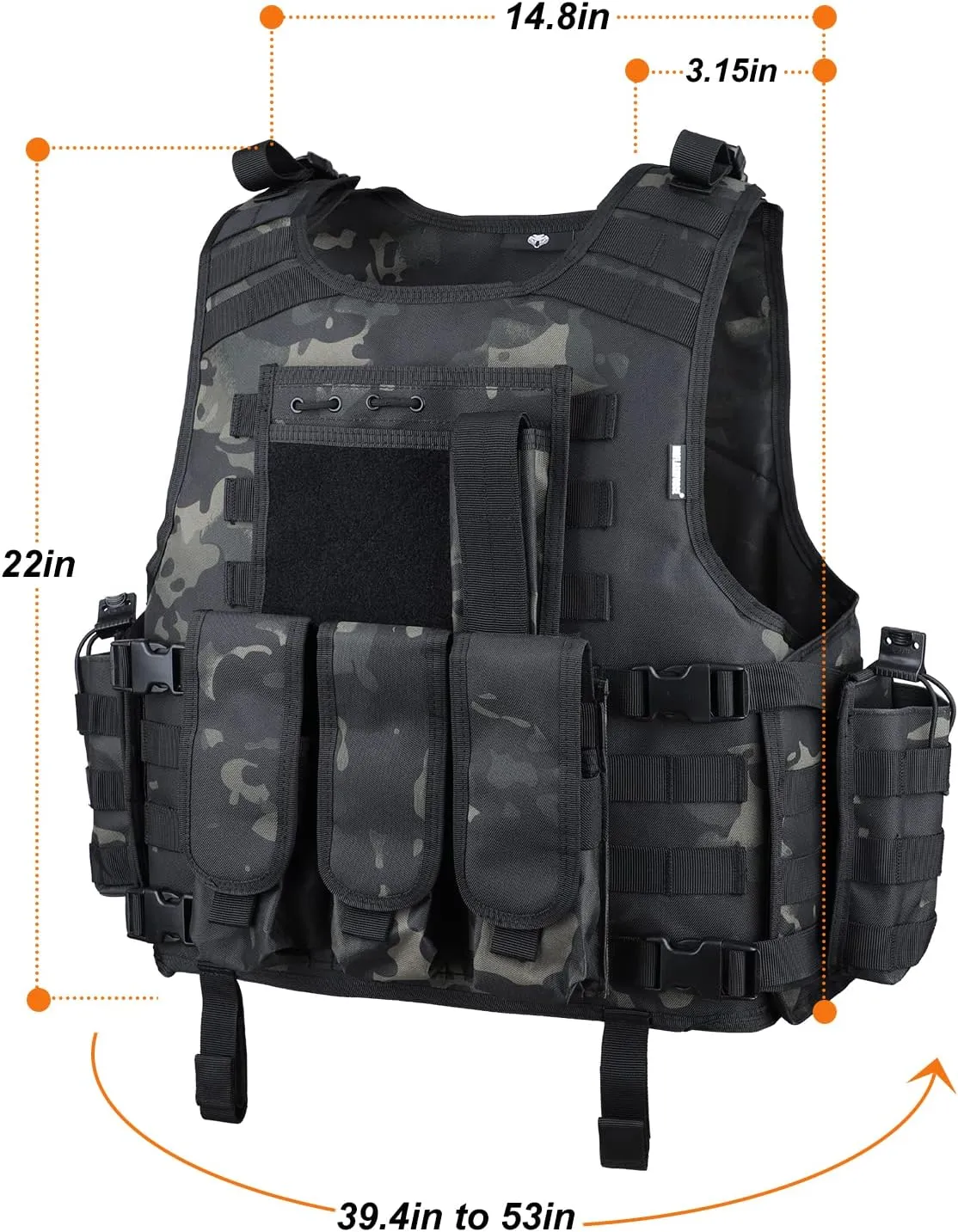 Tactical Vest Airsoft Painball Vest Outdoor Equipment for Men