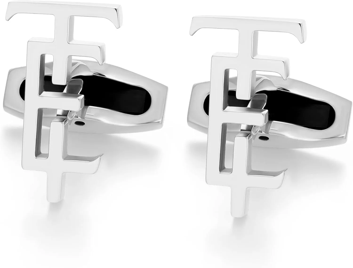 Thomas Earnshaw Men Celestial Monogram Silver Cufflinks - ES-008-C2