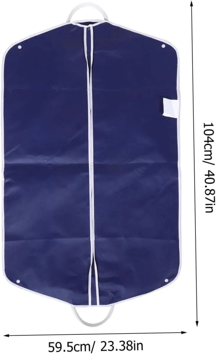 Versatile Suit Garment Bag for Travel Durable Dust Storage for Coats Jackets and Down Jackets for Business Trips and Dance Competitions Non Woven Design