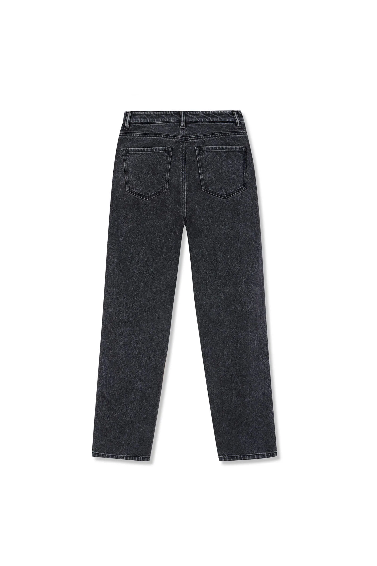 Vintage Straight-Cut Denim Jeans