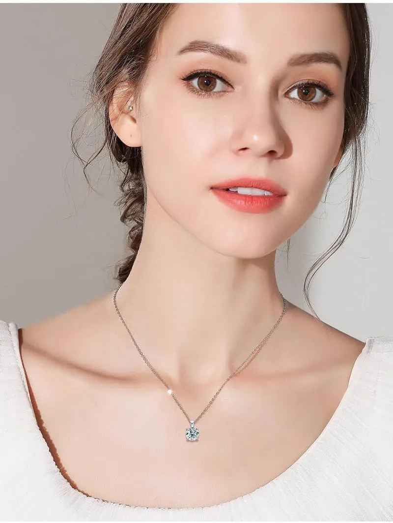 VS1 1 Carat Diamond Necklace - An Enduring Pendant for Lasting Memories, Timeless Elegance in Every Keepsake