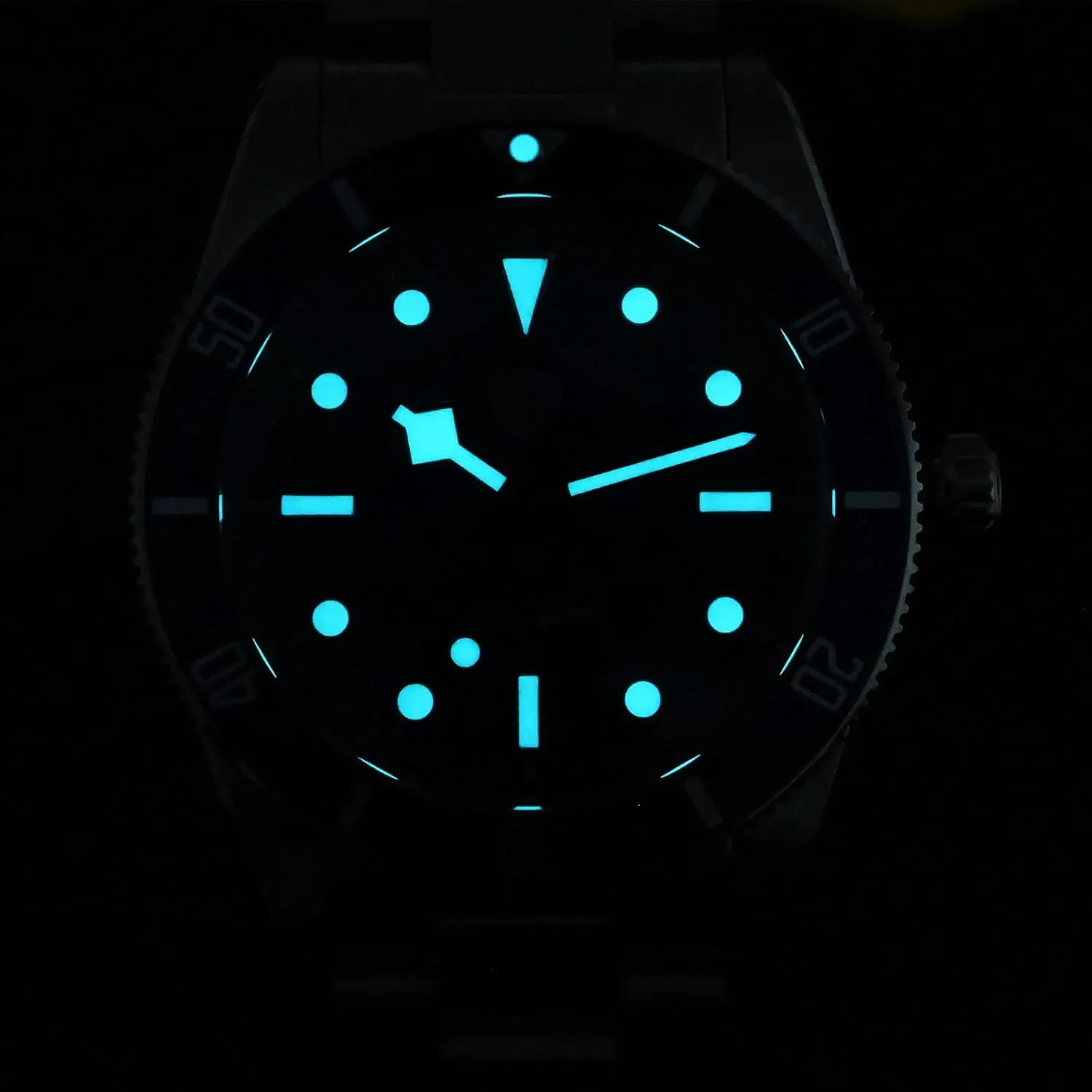 watchdives Quartz Watches, WD7922 BB54 Mens Watch 37mm Sapphire Crystal Luxury Wrist Watch 20Bar Diver Watches for Men