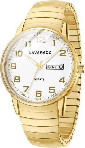 Watches for Men with Easy to Read Dial, Waterproof Analog Watch, Elegant Men's Watch - Stainless Steel Expansion Band, Stylish Christmas & Birthday Gifts for Men
