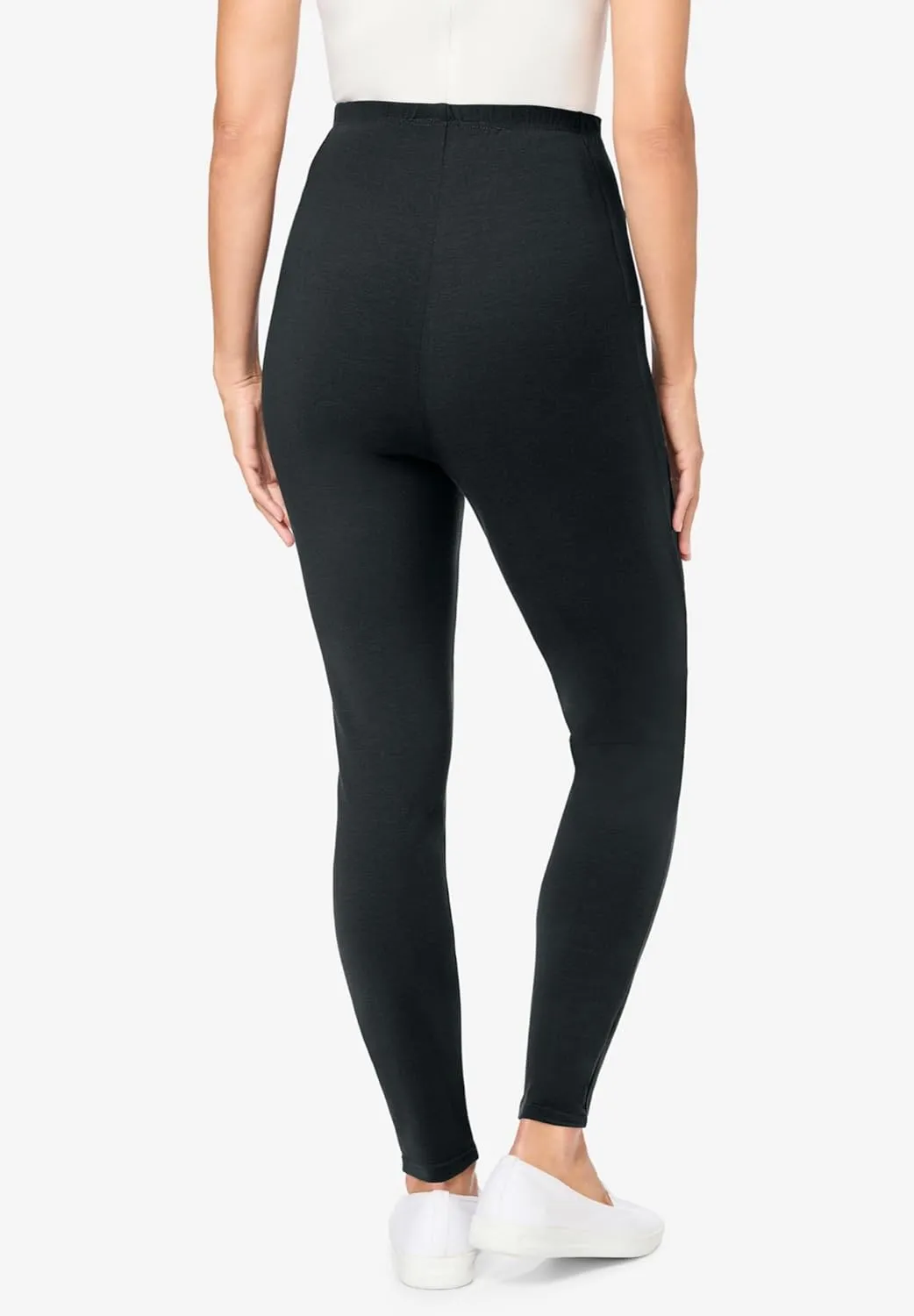 Woman Within Plus Size Petite Pocket Legging