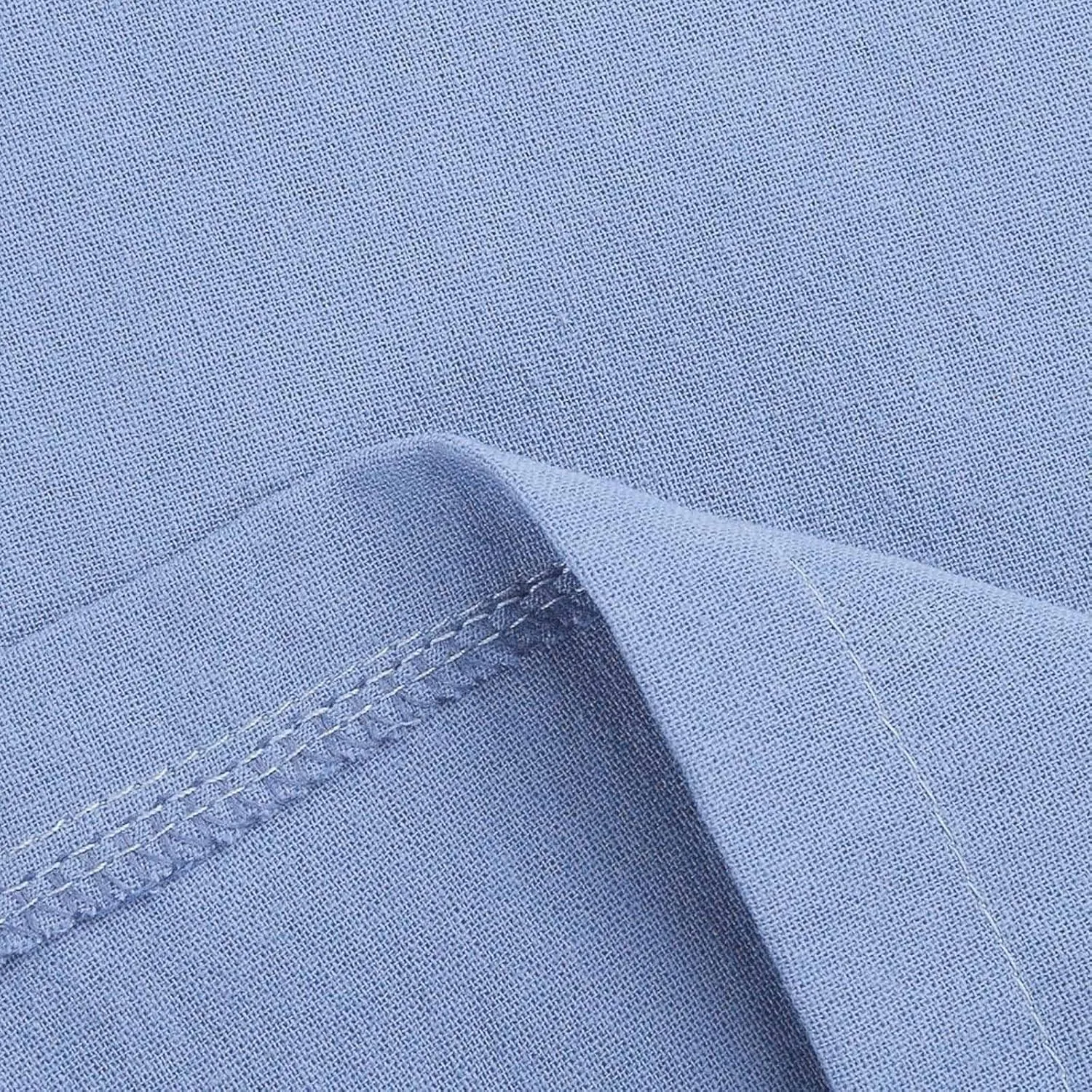 Women Linen Summer Pull On Pants Elastic Waist Stretchy Slim Fit Trouser Office