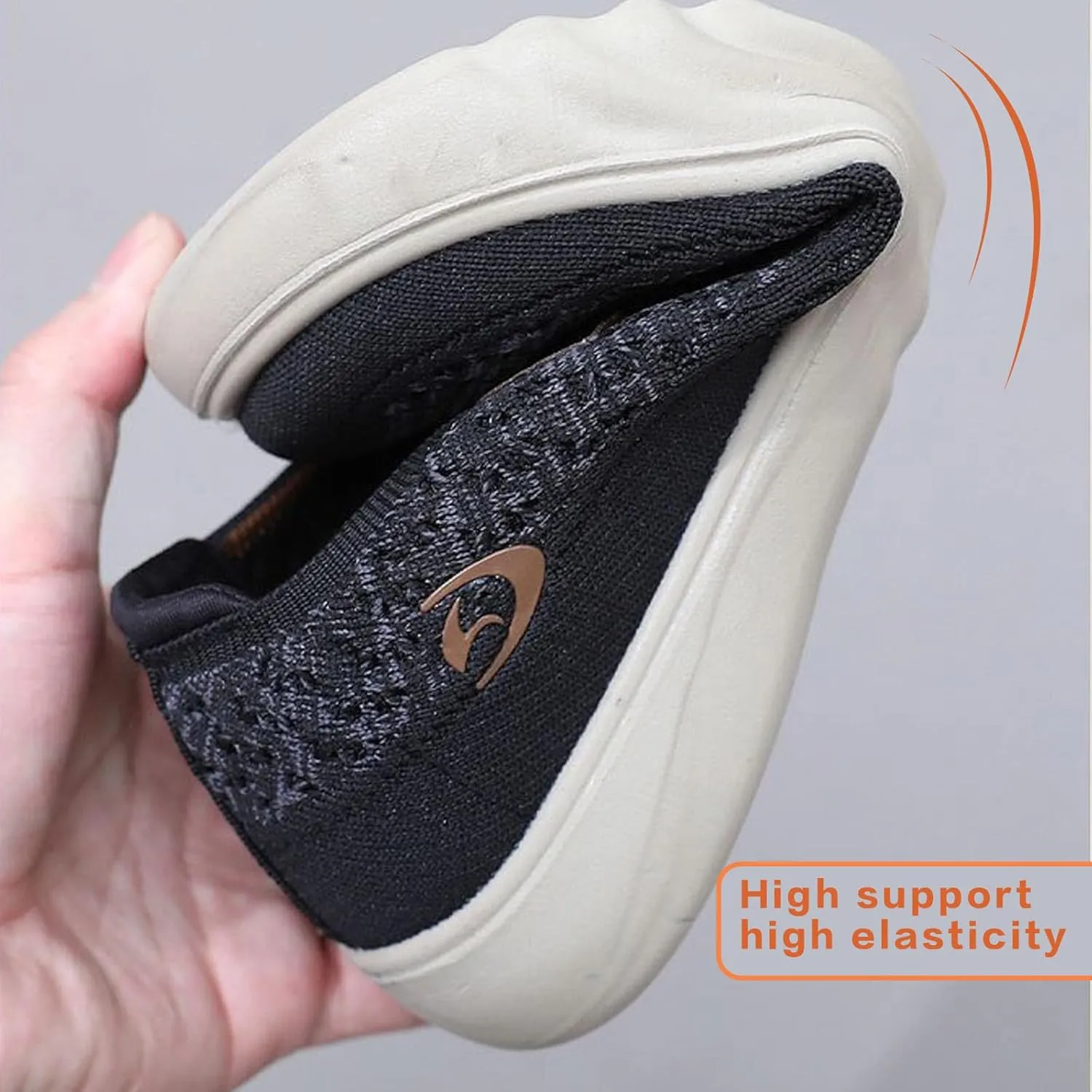 Women's Fabric Loafer Extra Wide Shoes Women Breathable Walking Shoe Nursing Shoes Women Comfortable Home Shoes Slip On Lightweight Breathable Woven Fabric with Soft Soles