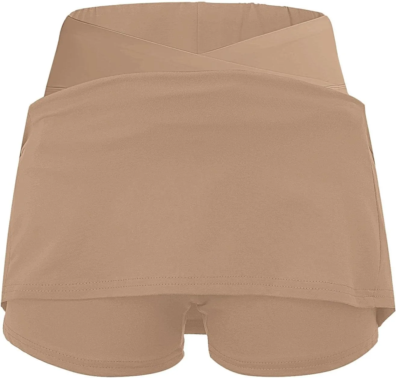 Womens Golf Pleated Tennis Skirts Solid Color Style Culottes Skinny Mid Waisted Athletic Sport Fashion Short Skirts
