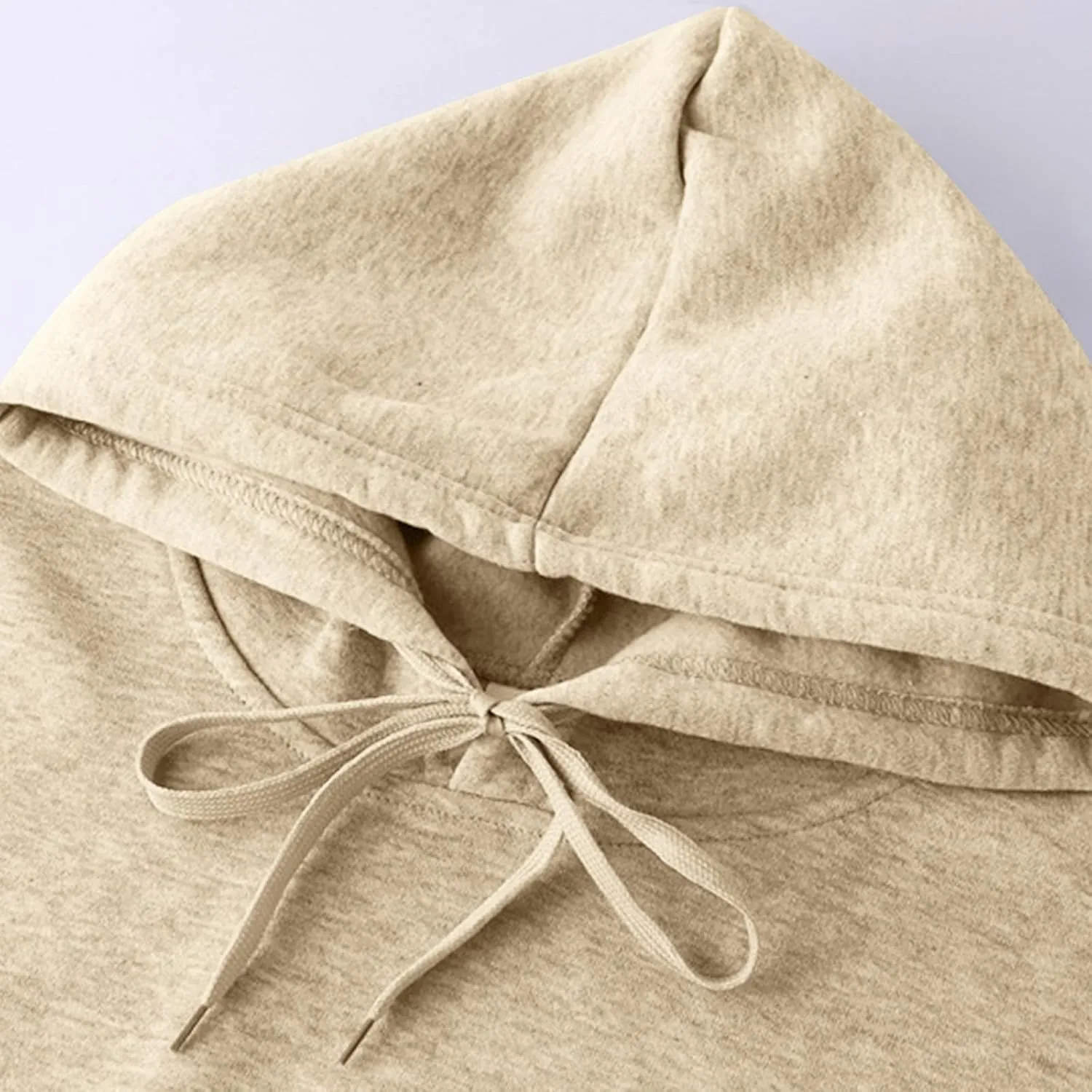 Womens Hoodies Long Sleeve Simple Solid Color Hooded Pullover Comfy 2024 Fall Fashion Sweatshirts with Pocket