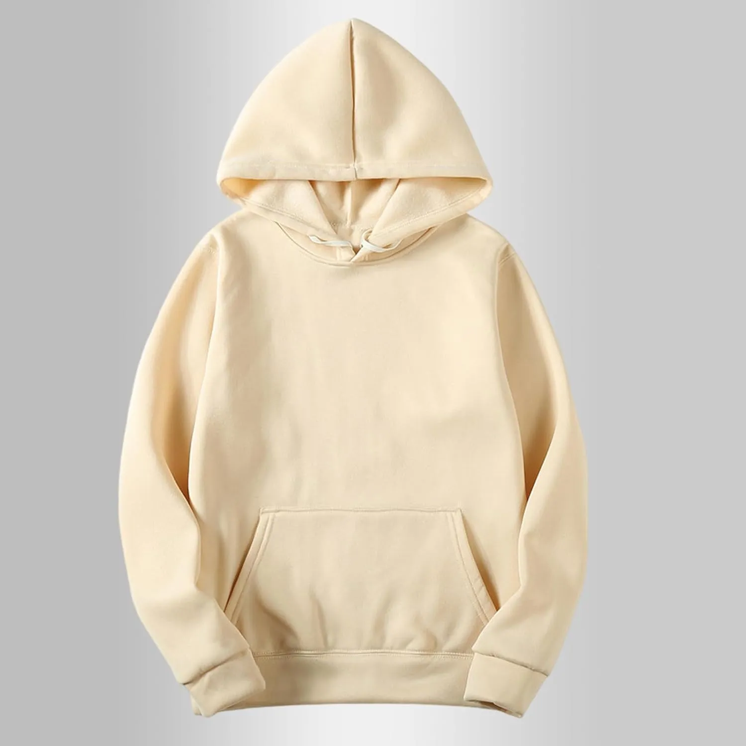 Womens Hoodies Long Sleeve Simple Solid Color Hooded Pullover Comfy 2024 Fall Fashion Sweatshirts with Pocket