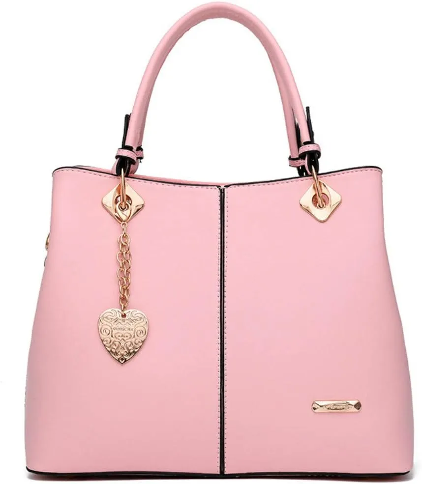 Women's Large Capacity Handbag Shoulder Bag Commuter Bucket Bag PU Locomotive Tote Bags