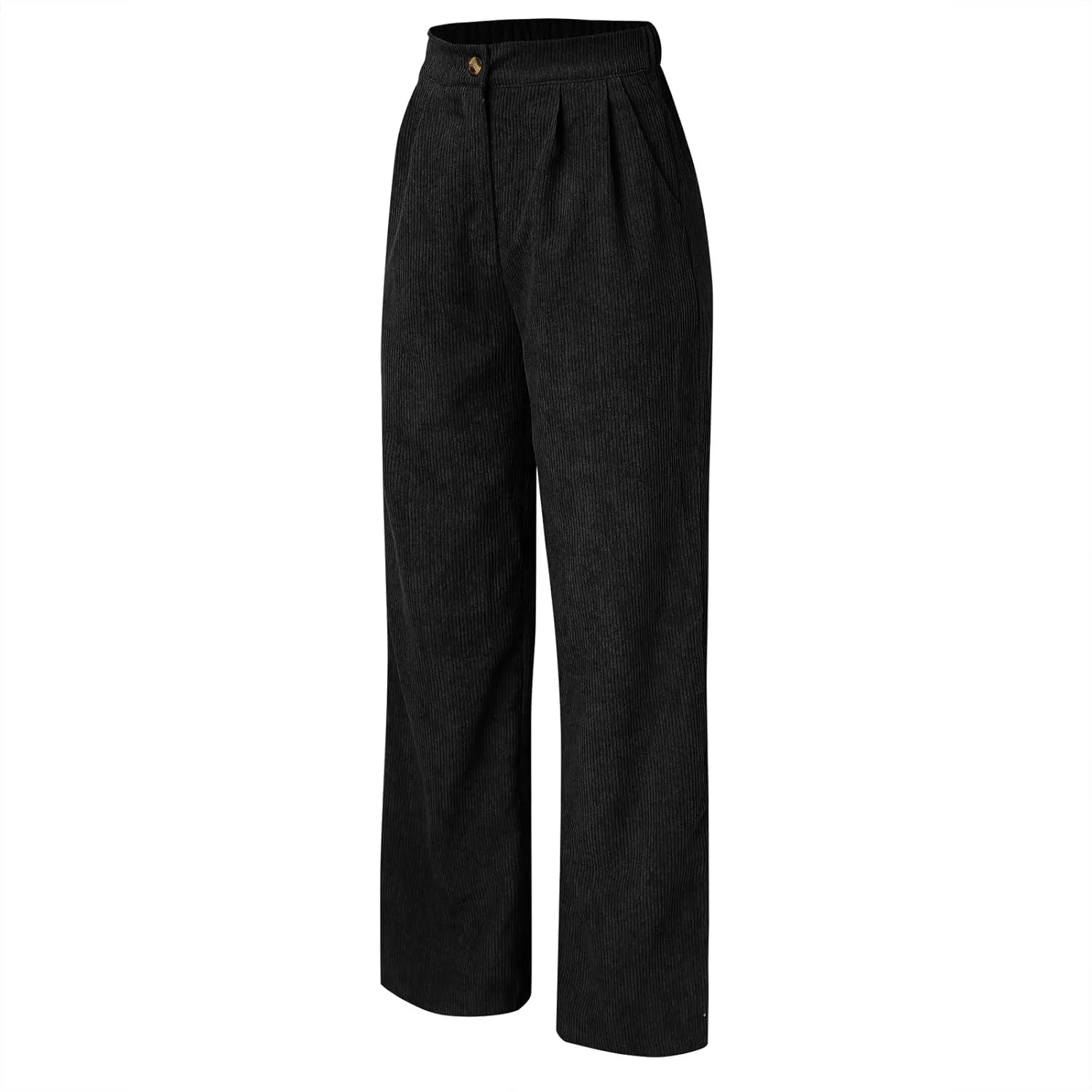 Women's Linen Summer Trendy Pants Elastic Waisted Stretchy Slim-Fit Palazzo Lounge Pants Office