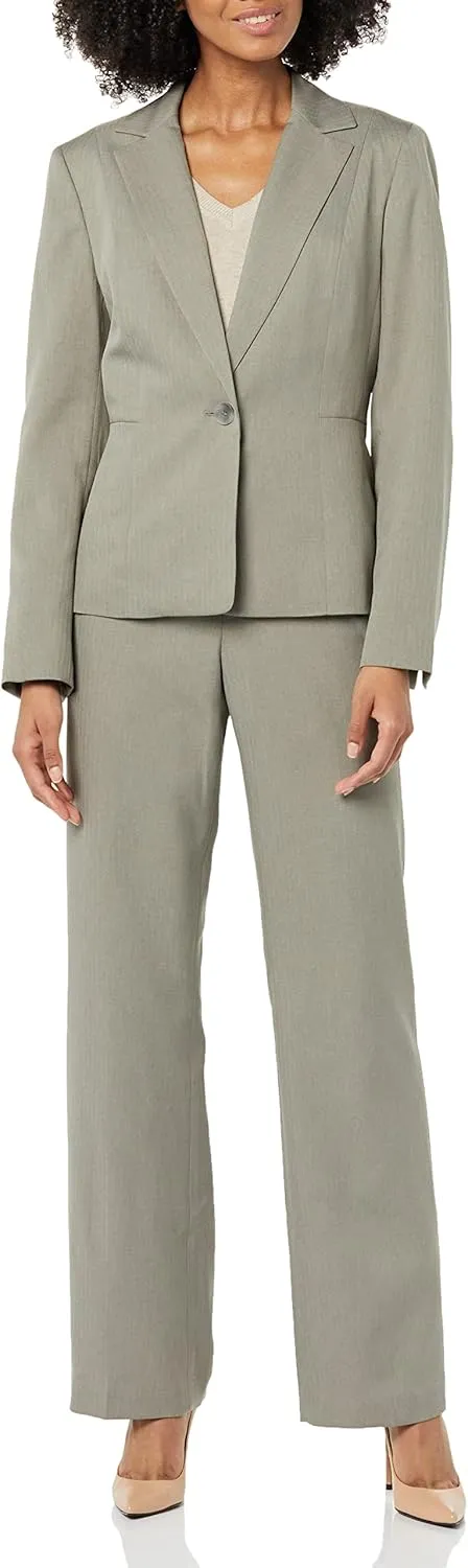 Women's Petite Jacket/Pant Suit 50040720-gv9