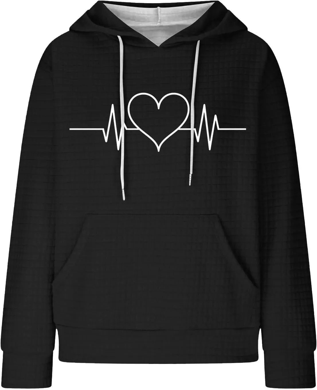 Women's Printed Oversized Hoodies Pullover Sweatshirts, 2024 Outfits Lose Basic Comfy Pullover Sweaters