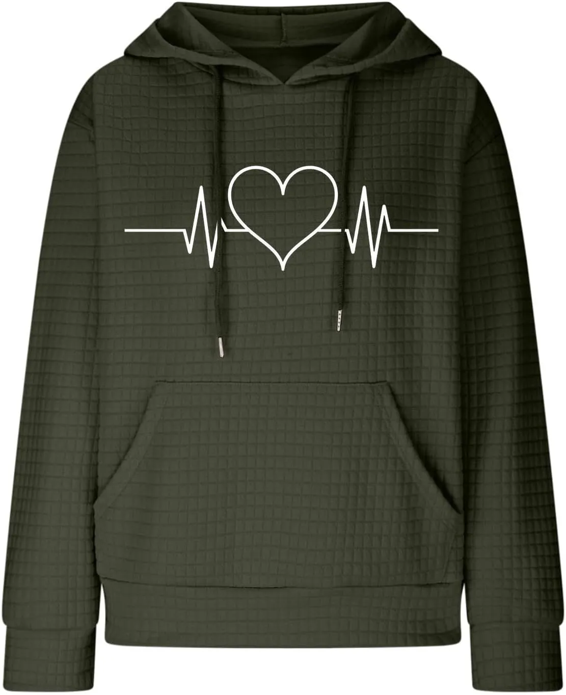 Women's Printed Oversized Hoodies Pullover Sweatshirts, 2024 Outfits Lose Basic Comfy Pullover Sweaters