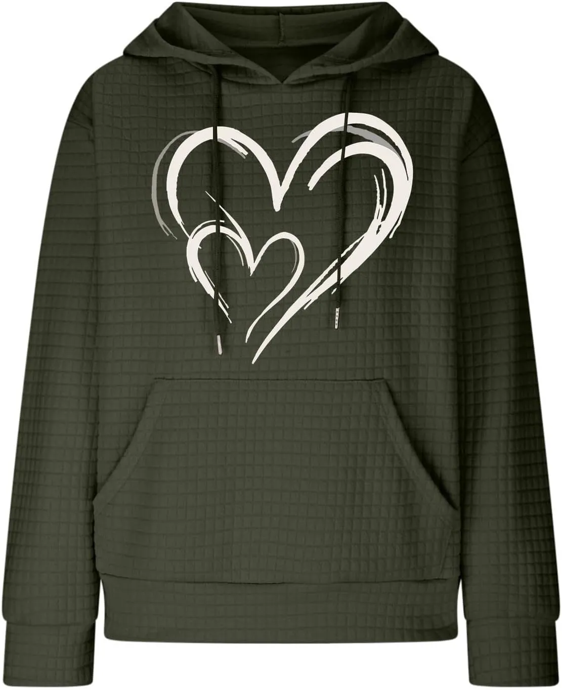 Women's Printed Oversized Hoodies Pullover Sweatshirts, 2024 Outfits Lose Basic Comfy Pullover Sweaters