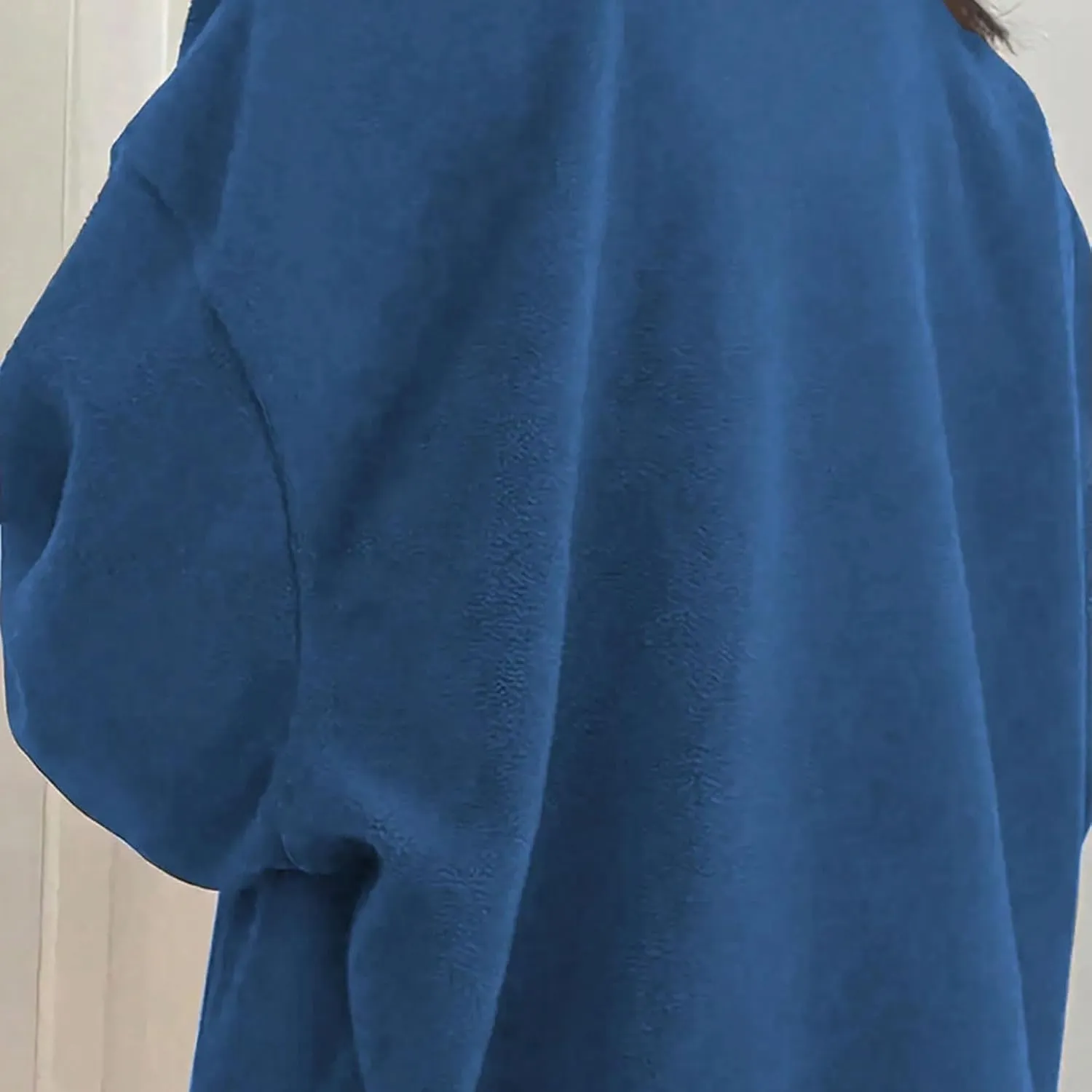 Womens Quarter Zip Oversized Hoodies Fleece Long Sleeve Tunics Sweaters Comfy Fall Outfits 2024 y2k Winter Clothes