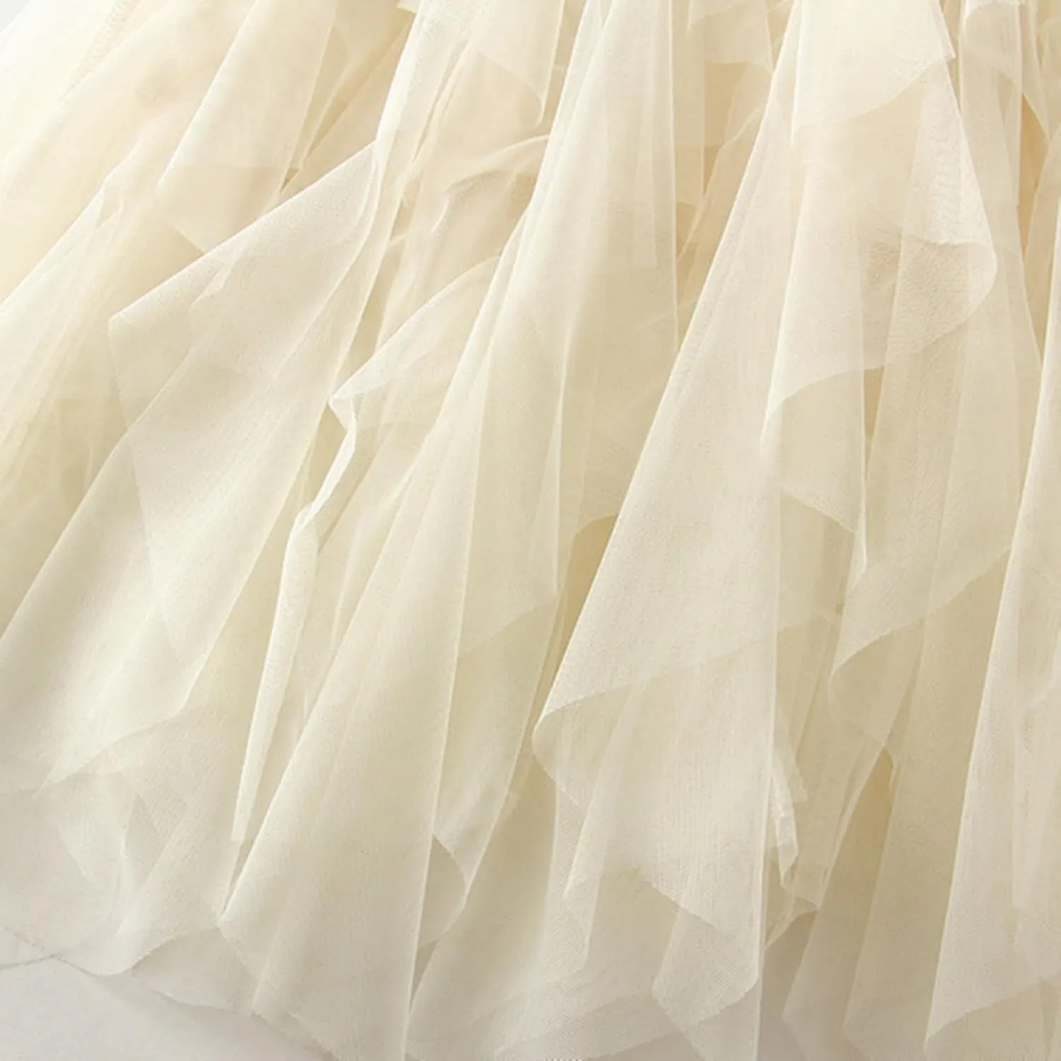 Women'S Tulle Skirt Elastic Waist Tutu Skirt Layered Puffy Fairy Skirts Mesh Layered Skirts Party Skirts